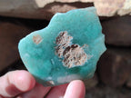 Polished One Side Mtorolite Chrysoprase Slices x 35 From Mutorashanga, Zimbabwe