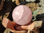 Polished Gemmy Star Rose Quartz Spheres x 6 From Madagascar - Toprock Gemstones and Minerals 