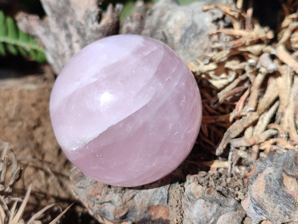 Polished Gemmy Star Rose Quartz Spheres x 6 From Madagascar - Toprock Gemstones and Minerals 
