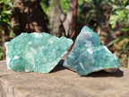 Natural Green Cubic Fluorite Specimens x 6 From Mandrosonoro, Madagascar - Toprock Gemstones and Minerals 