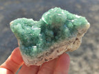 Natural Green Cubic Fluorite Specimens x 6 From Mandrosonoro, Madagascar - Toprock Gemstones and Minerals 