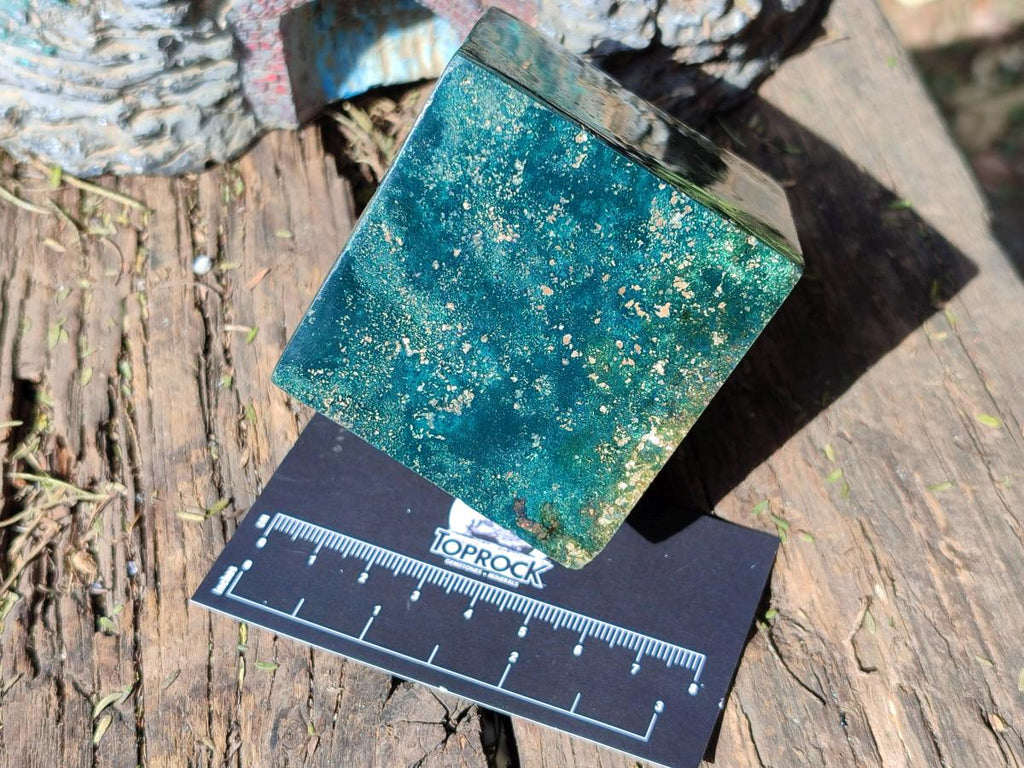 Polished Ocean Jasper Cubes x 3 From Northwest Coast, Madagascar - Toprock Gemstones and Minerals 