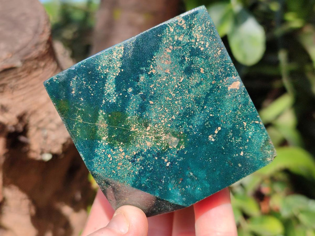 Polished Ocean Jasper Cubes x 3 From Northwest Coast, Madagascar - Toprock Gemstones and Minerals 