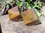 Polished Ocean Jasper Cubes x 3 From Northwest Coast, Madagascar - Toprock Gemstones and Minerals 