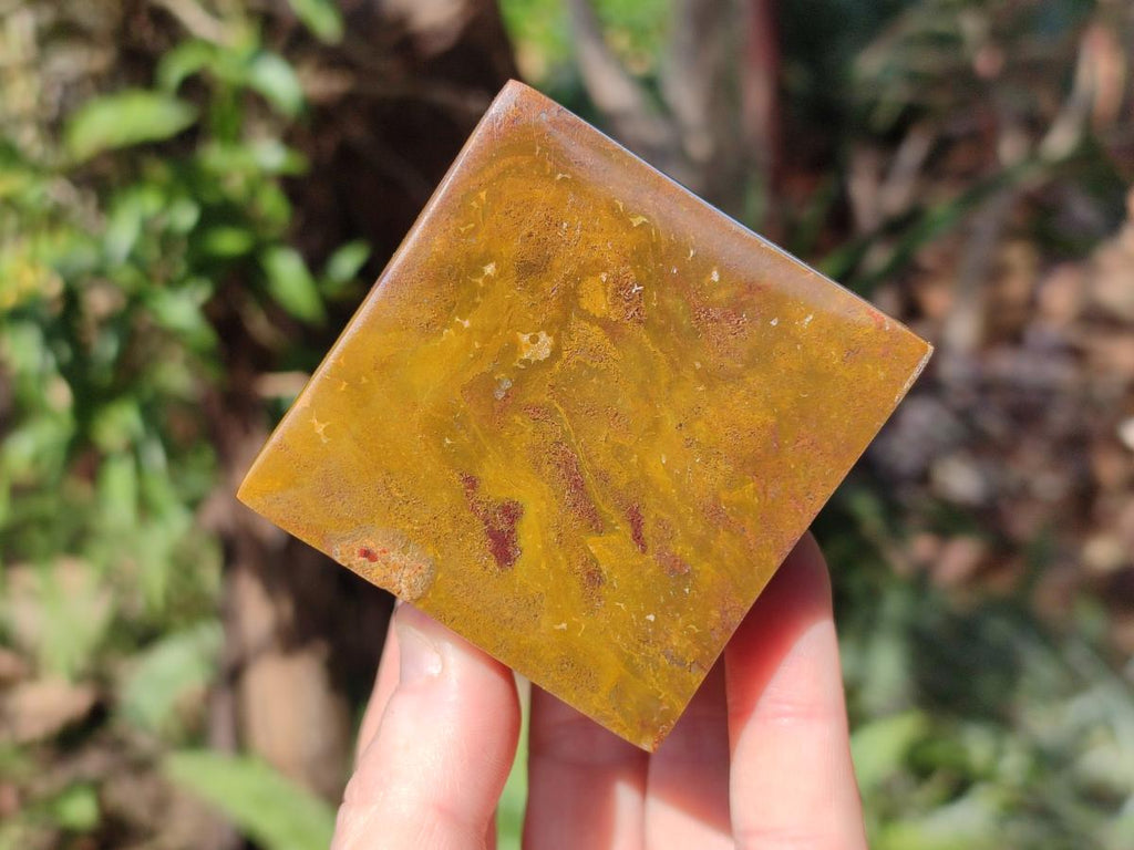Polished Ocean Jasper Cubes x 3 From Northwest Coast, Madagascar - Toprock Gemstones and Minerals 