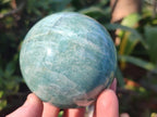 Polished Amazonite Spheres x 3 From Madagascar - Toprock Gemstones and Minerals 