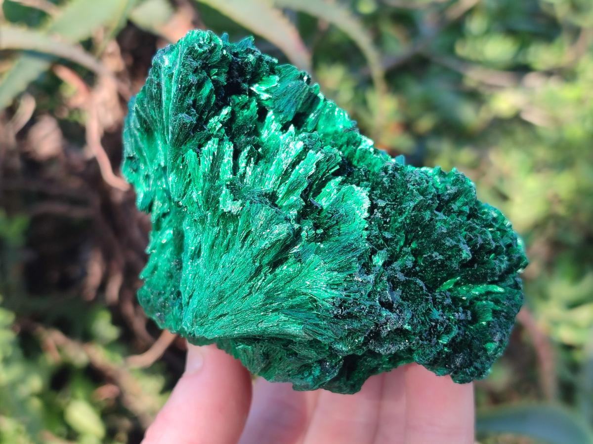 Natural Silky Malachite Specimens x 3 From Kasompe, Congo - Toprock Gemstones and Minerals 