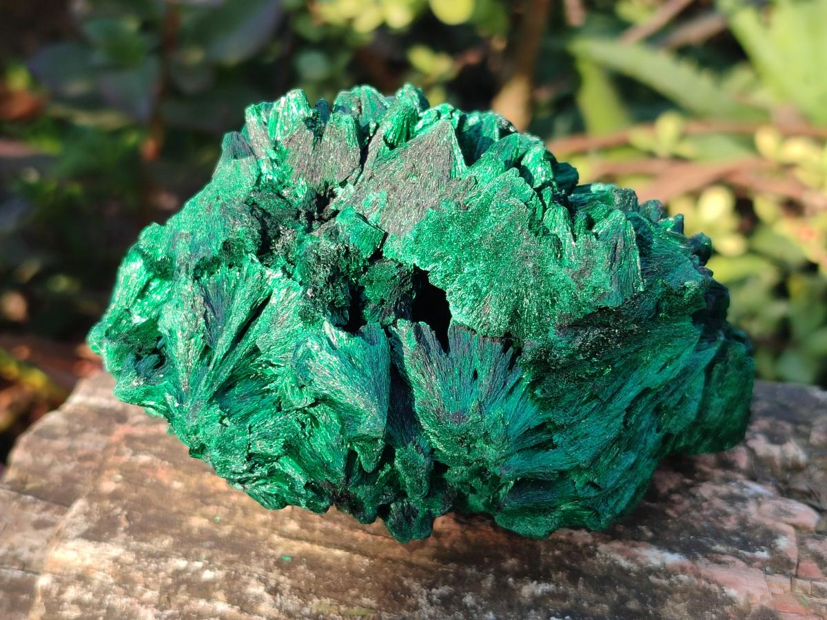 Natural Silky Malachite Specimens x 3 From Kasompe, Congo - Toprock Gemstones and Minerals 