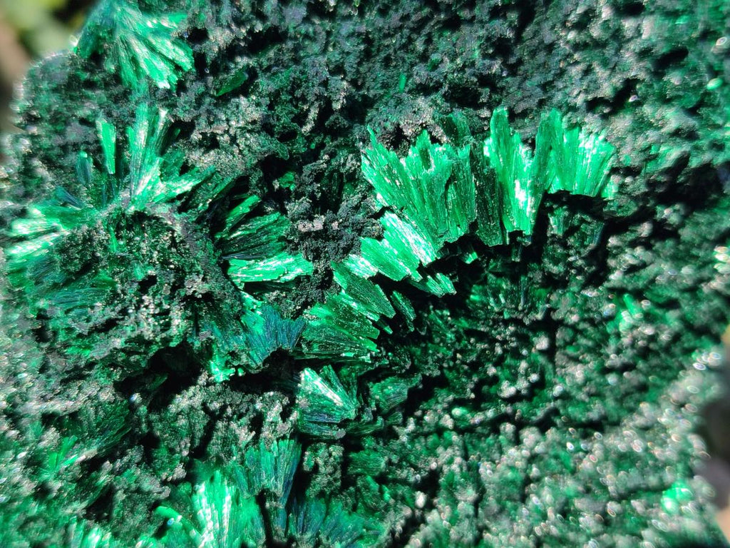 Natural Silky Malachite Specimens x 3 From Kasompe, Congo - Toprock Gemstones and Minerals 