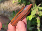 Polished Banded Tiger Iron Pendant Crystals x 20 From South Africa - Toprock Gemstones and Minerals 