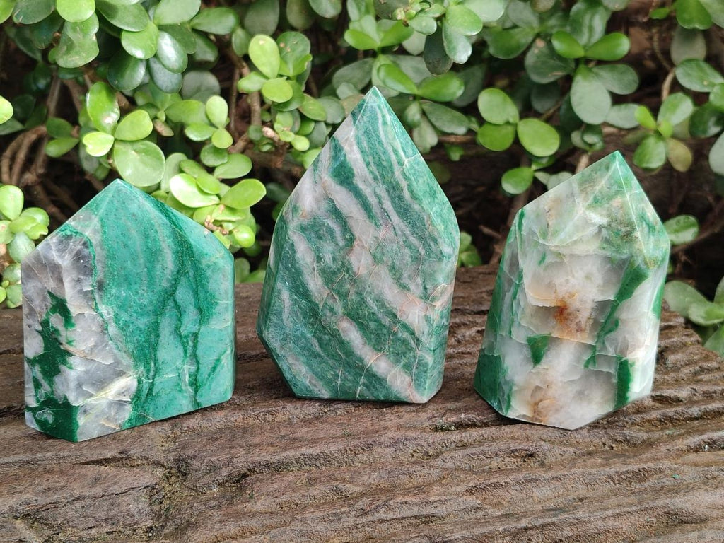Polished Buddstone Display Crystals x 3 From Swaziland - Toprock Gemstones and Minerals 