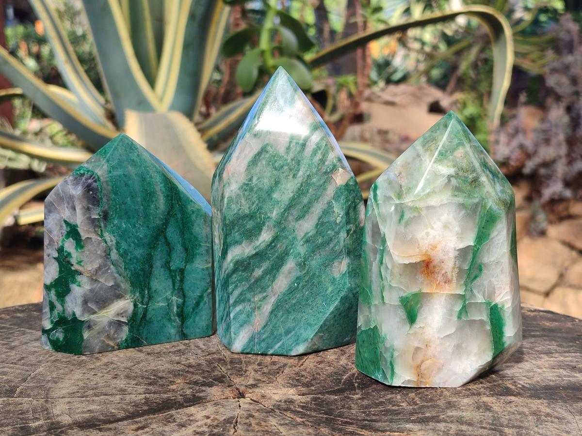 Polished Buddstone Display Crystals x 3 From Swaziland - Toprock Gemstones and Minerals 