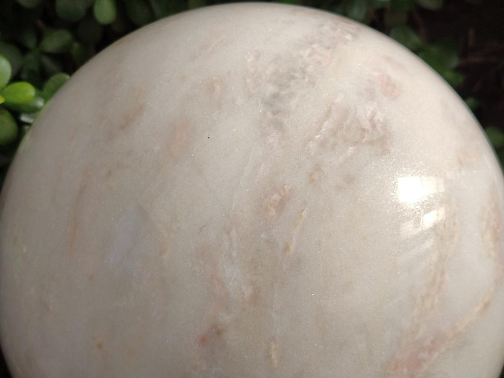 Polished XL White Marble x 1 From Rustenburg, South Africa - Toprock Gemstones and Minerals 