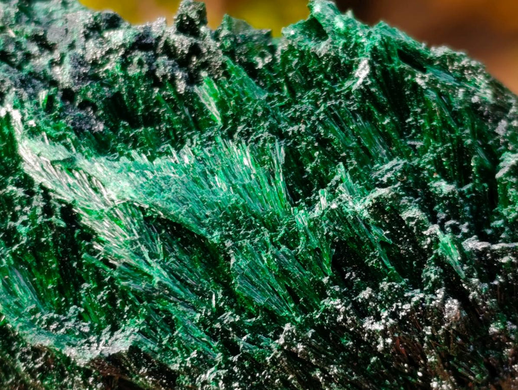 Natural Silky Malachite Specimens x 6 From Kasompe, Congo - Toprock Gemstones and Minerals 