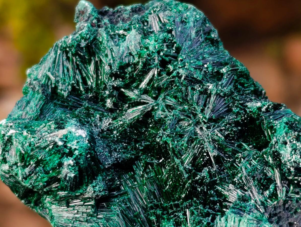 Natural Silky Malachite Specimens x 6 From Kasompe, Congo - Toprock Gemstones and Minerals 