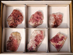Natural Spherocobaltite Specimens x 6 From Musonoi Mine, Congo - Toprock Gemstones and Minerals 