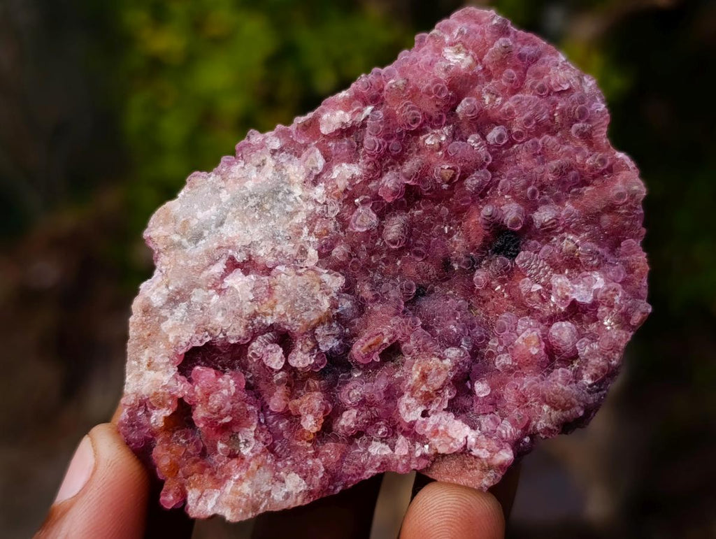 Natural Spherocobaltite Specimens x 6 From Musonoi Mine, Congo - Toprock Gemstones and Minerals 