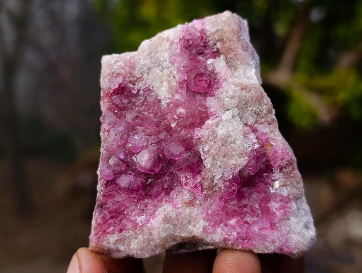 Natural Spherocobaltite Specimens x 6 From Musonoi Mine, Congo - Toprock Gemstones and Minerals 