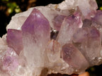 Natural Jacaranda Amethyst Clusters x 2 From Mumbwa, Zambia - Toprock Gemstones and Minerals 