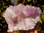 Natural Jacaranda Amethyst Clusters x 2 From Mumbwa, Zambia - Toprock Gemstones and Minerals 