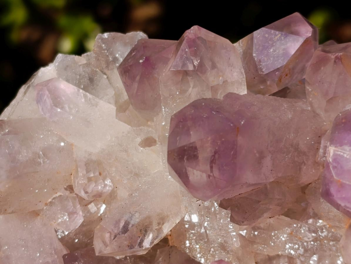 Natural Jacaranda Amethyst Clusters x 2 From Mumbwa, Zambia - Toprock Gemstones and Minerals 