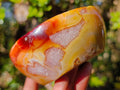 Polished Carnelian Agate Gemstone Bowls x 4 From Madagascar - Toprock Gemstones and Minerals 