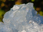 Natural Blue Celestite Geode Specimens x 3 From Sakoany, Madagascar - Toprock Gemstones and Minerals 
