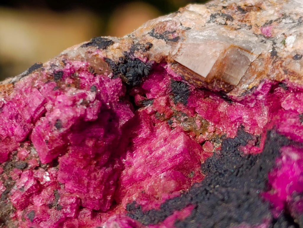 Natural Salrose Cobaltoan Dolomite Specimens with Heterogenite x 2 From Kakanda, Congo - Toprock Gemstones and Minerals 