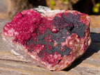 Natural Salrose Cobaltoan Dolomite Specimens with Heterogenite x 2 From Kakanda, Congo - Toprock Gemstones and Minerals 