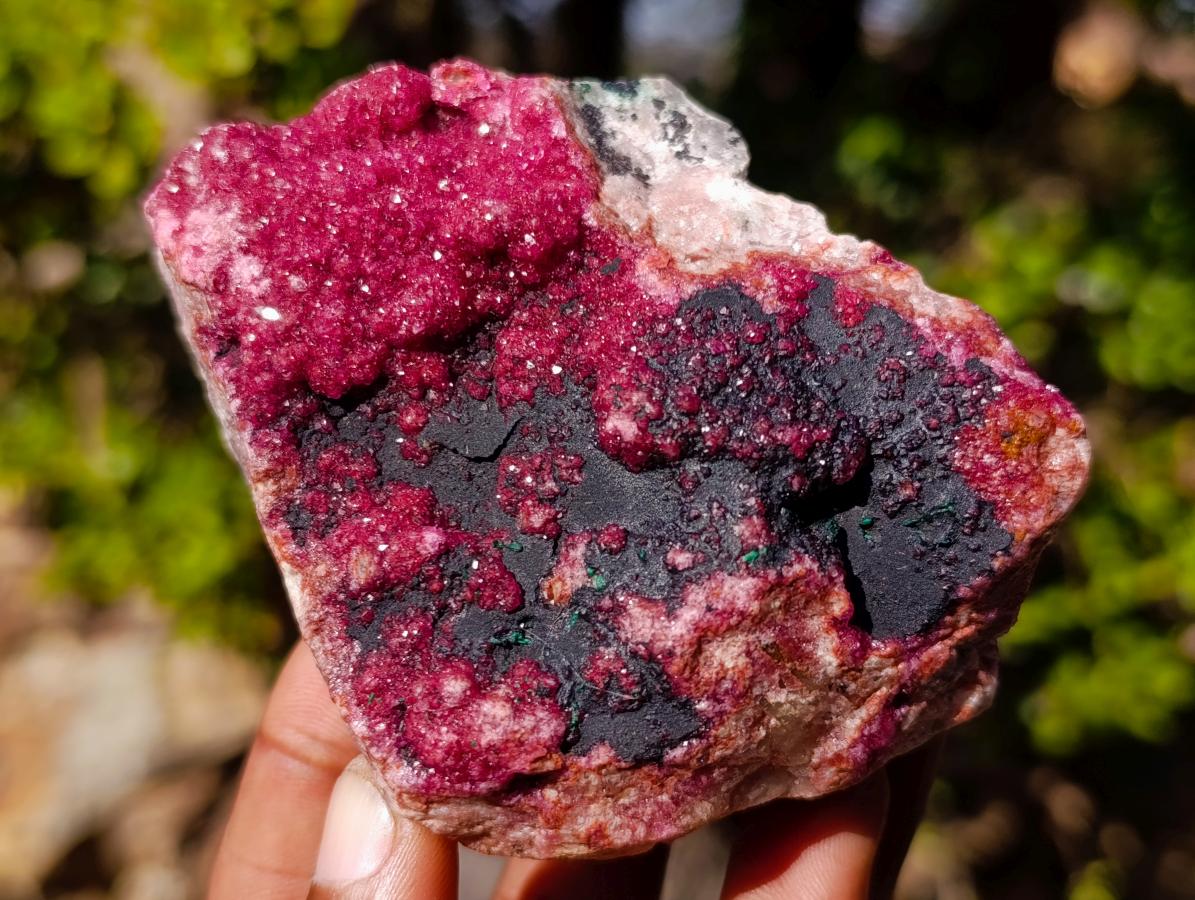Natural Salrose Cobaltoan Dolomite Specimens with Heterogenite x 2 From Kakanda, Congo - Toprock Gemstones and Minerals 