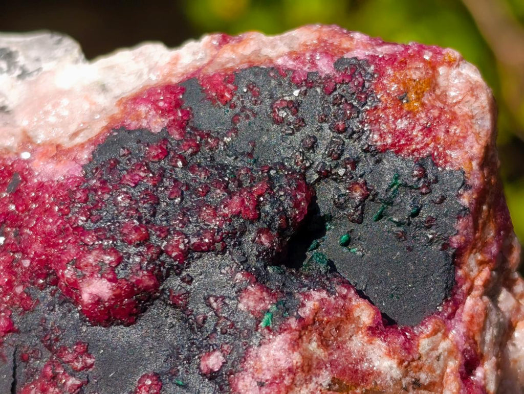 Natural Salrose Cobaltoan Dolomite Specimens with Heterogenite x 2 From Kakanda, Congo - Toprock Gemstones and Minerals 