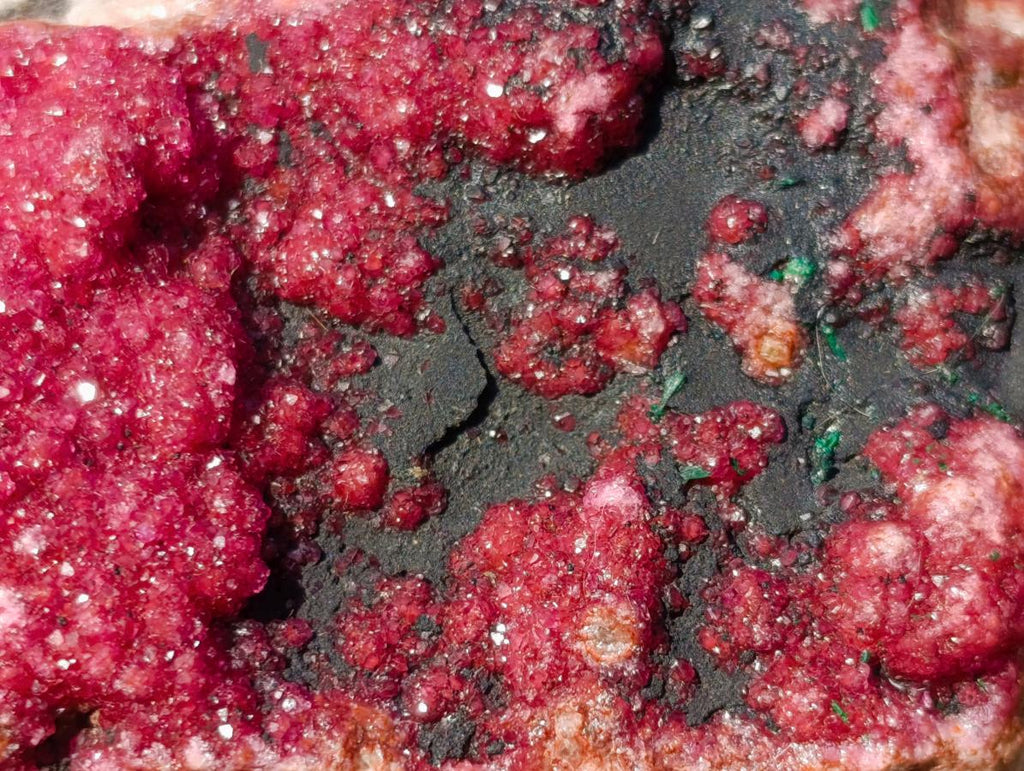 Natural Salrose Cobaltoan Dolomite Specimens with Heterogenite x 2 From Kakanda, Congo - Toprock Gemstones and Minerals 