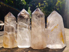 Polished Smokey Quartz Display Crystals x 4 From Madagascar - Toprock Gemstones and Minerals 