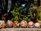 Polished Polychrome Jasper Spheres x 6 From NW Coast, Madagascar - Toprock Gemstones and Minerals 