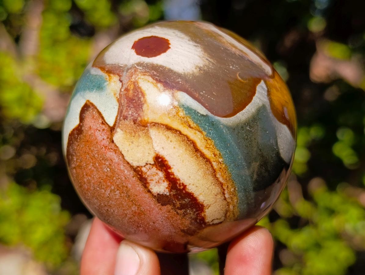 Polished Polychrome Jasper Spheres x 6 From NW Coast, Madagascar - Toprock Gemstones and Minerals 