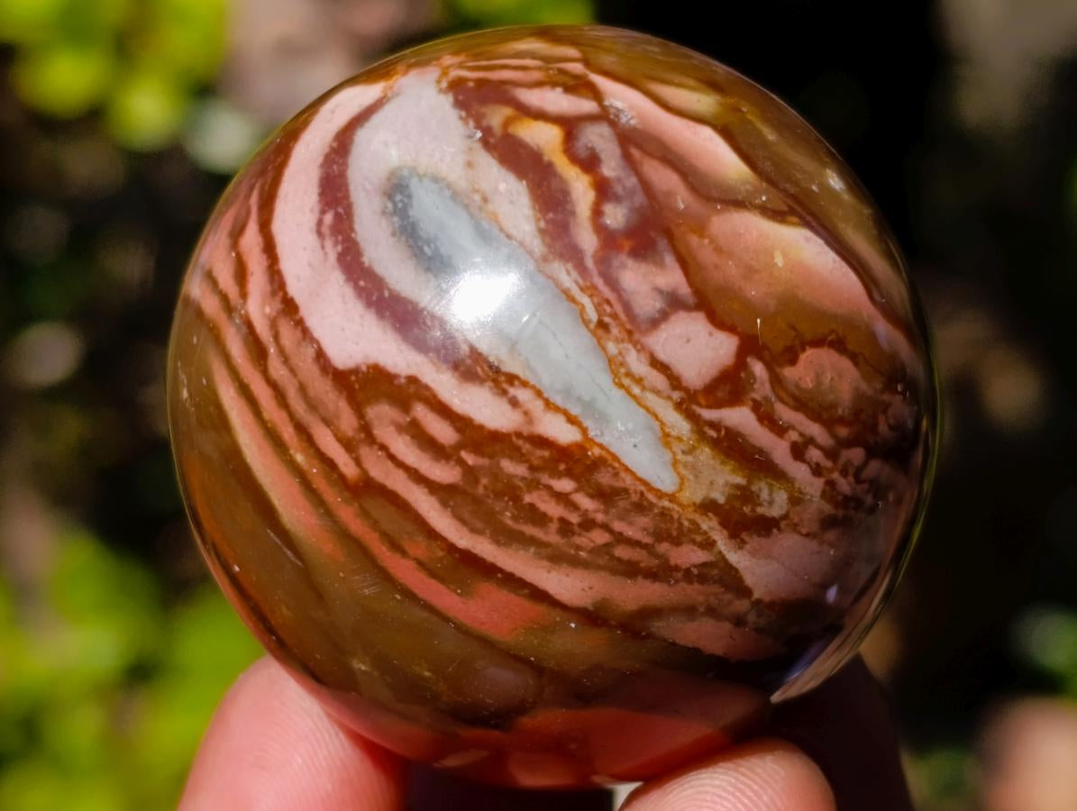 Polished Polychrome Jasper Spheres x 6 From NW Coast, Madagascar - Toprock Gemstones and Minerals 