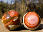 Polished Polychrome Jasper Spheres x 6 From NW Coast, Madagascar - Toprock Gemstones and Minerals 