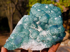 Natural Green Cubic Fluorite Specimens x 3 From Mandrosonoro, Madagascar - Toprock Gemstones and Minerals 
