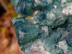 Natural Green Cubic Fluorite Specimens x 3 From Mandrosonoro, Madagascar - Toprock Gemstones and Minerals 