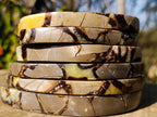 Polished Large Septerye Slices x 6 From Mahajanga, Madagascar - Toprock Gemstones and Minerals 