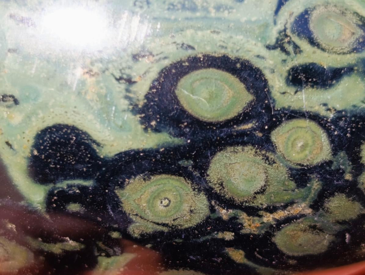 Polished Stromatolite "Kambaba Jasper" Mushrooms x 6 From Katsepy, Madagascar - Toprock Gemstones and Minerals 
