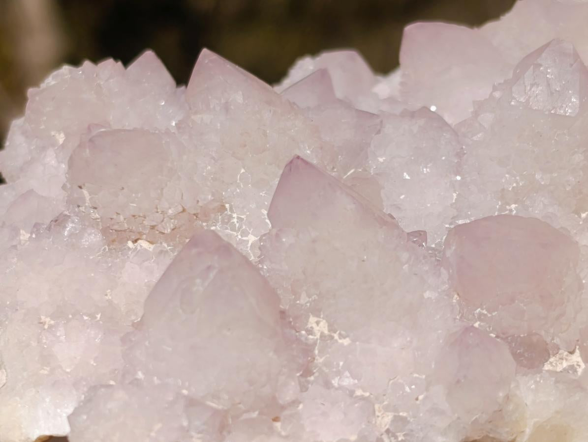 Natural Lilac Drusy Spirit Amethyst Finger Clusters x 4 From Boekenhouthoek, South Africa - Toprock Gemstones and Minerals 