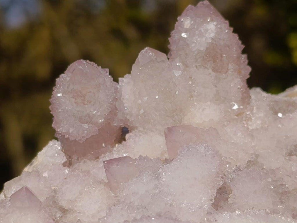 Natural Lilac Drusy Spirit Amethyst Finger Clusters x 4 From Boekenhouthoek, South Africa - Toprock Gemstones and Minerals 