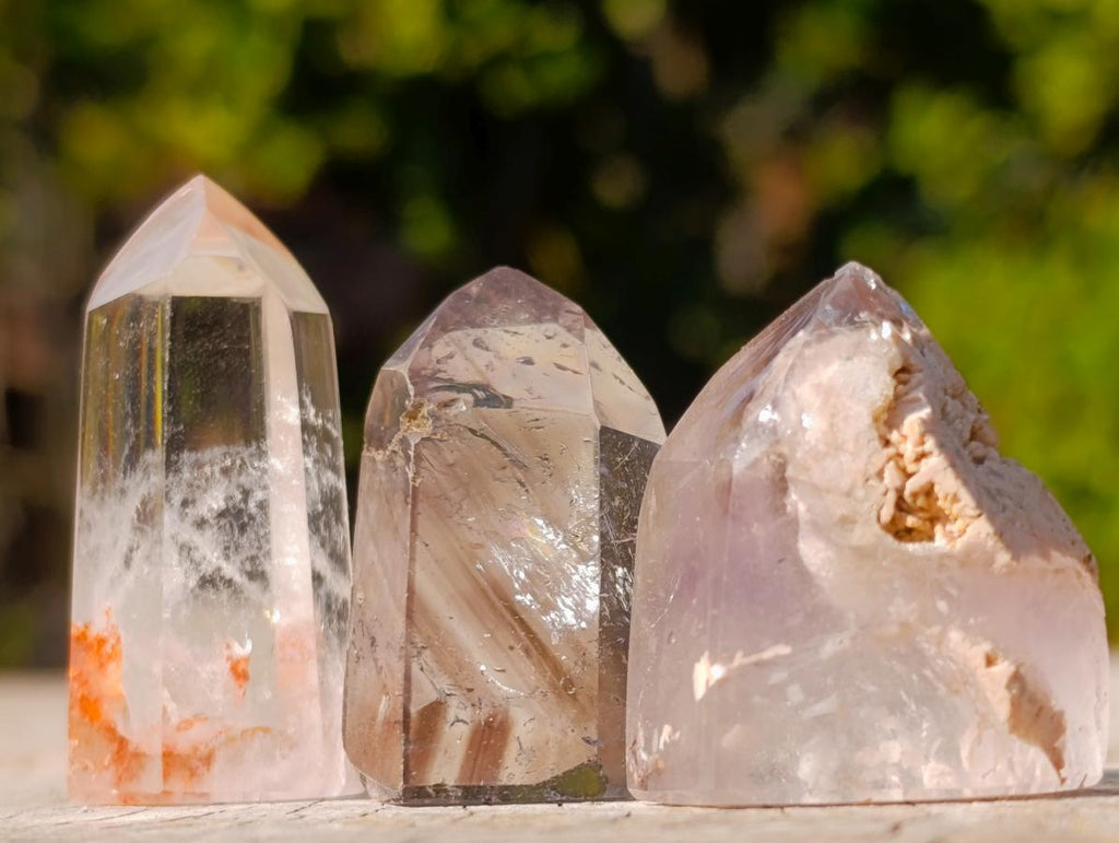 Polished Mixed Multi Mineral Crystals x 20 From Madagascar - Toprock Gemstones and Minerals 