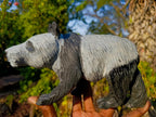 Hand Made Large Panda Wonderstone Carving x 1 From Zimbabwe - Toprock Gemstones and Minerals 