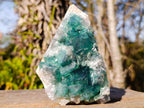 Natural Green Cubic Fluorite Specimens x 2 From Mandrosonoro, Madagascar - Toprock Gemstones and Minerals 