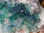 Natural Green Cubic Fluorite Specimens x 2 From Mandrosonoro, Madagascar - Toprock Gemstones and Minerals 