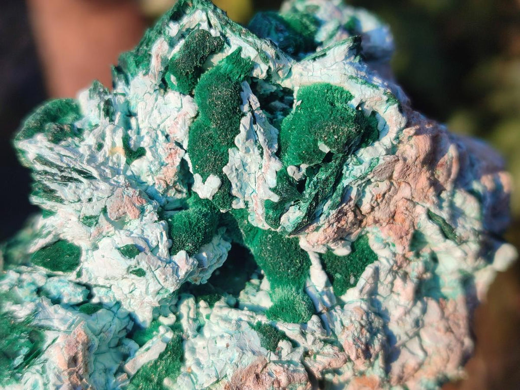 Natural Rare Malachite Pseudomorph Specimens with Associated x 6 From Kolwezi, Congo - Toprock Gemstones and Minerals 