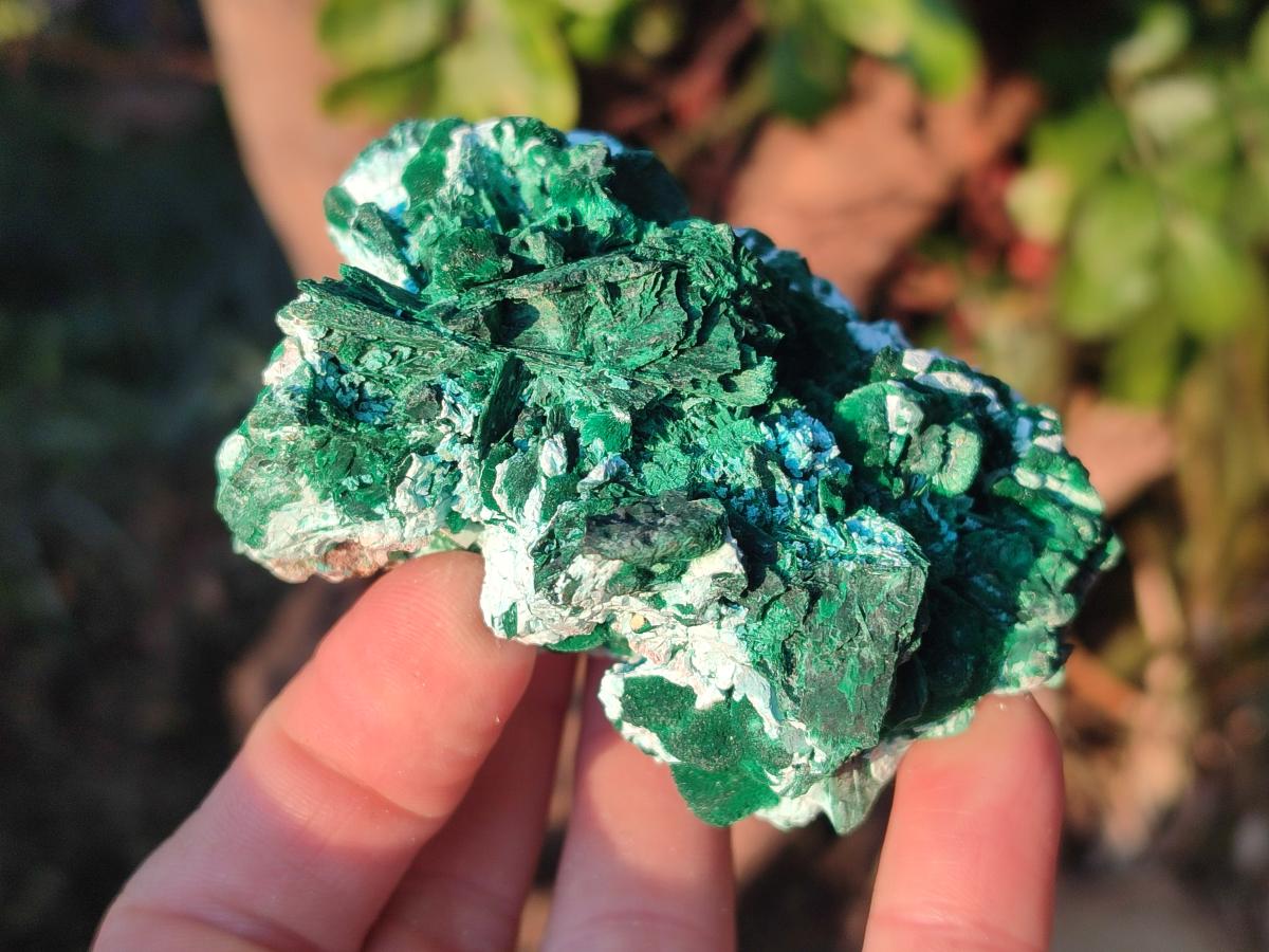 Natural Rare Malachite Pseudomorph Specimens with Associated x 6 From Kolwezi, Congo - Toprock Gemstones and Minerals 