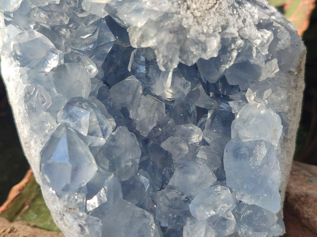 Natural Blue Celestite Specimens x 3 From Sakoany, Madagascar - Toprock Gemstones and Minerals 